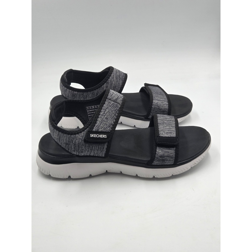 Skechers Women's Summits Cutest Icon Hook & Loop Sandals Black Size 9 Yoga Foam